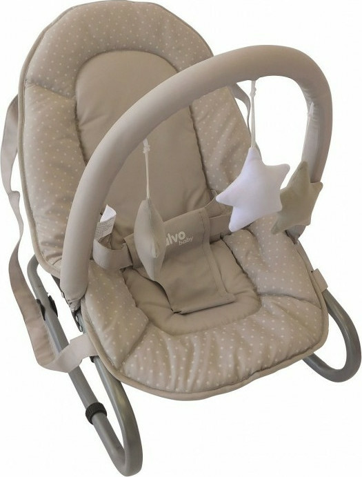 Asalvo Baby Bouncer Stars Beige Skroutz.gr