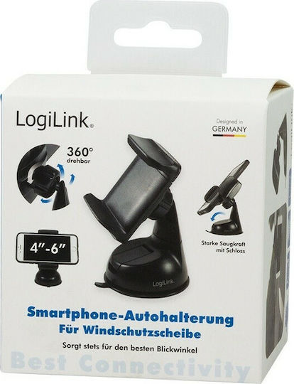 LogiLink Car Mobile Mount with Clip-Peg Black
