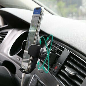 Aukey HD-C48 Βάση Κινητού Αυτοκινήτου με Ρυθμιζόμενα Άγκιστρα Μαύρη