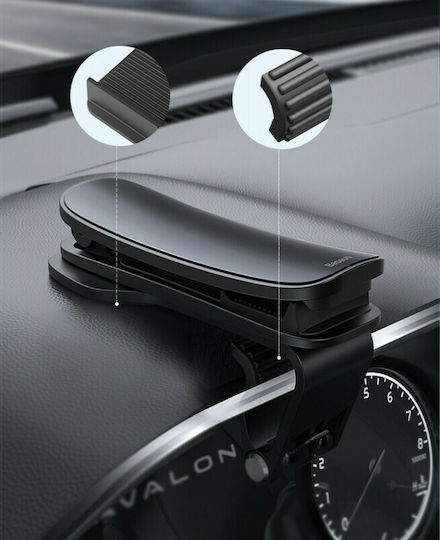 Baseus Big Mouth Pro Car Holder Car Mobile Mount with Clip-Peg Silver