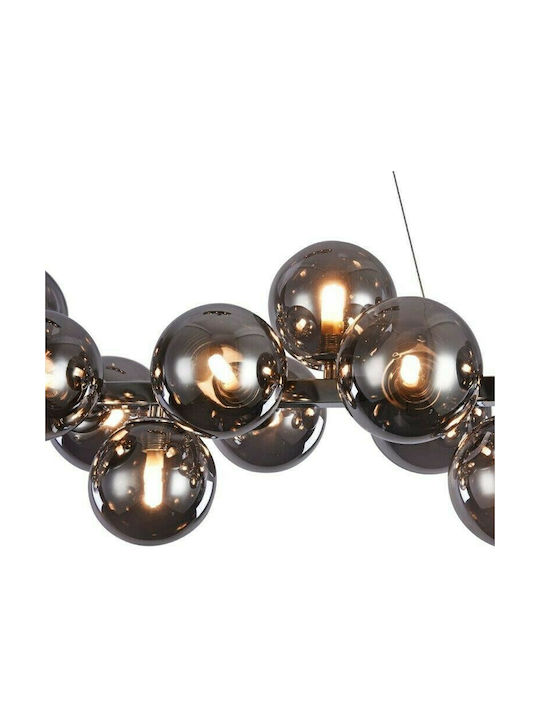 Maytoni Dallas Pendant Chandelier for 25 Bulbs G9 Silver