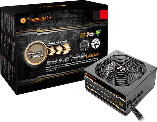 Thermaltake Smart SE2 600W Μαύρο Τροφοδοτικό Υπολογιστή Semi Modular