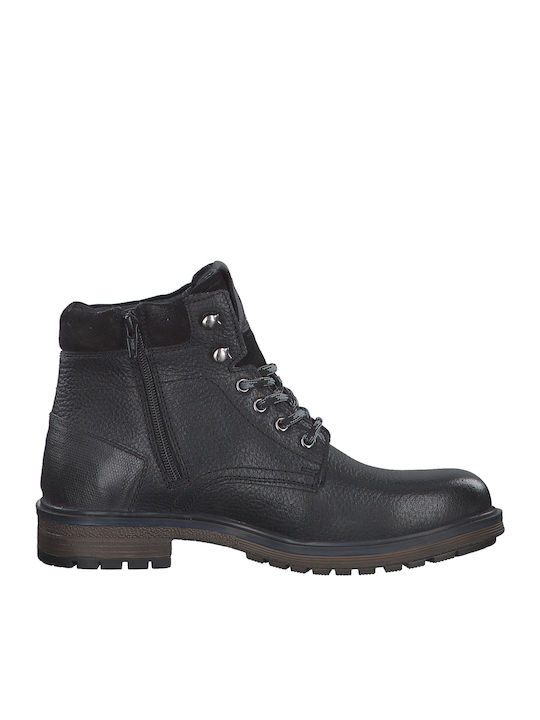 Leather Black Boots Anatomical