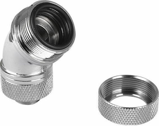 Thermaltake Pacific G14 PETG Tube 45-Degree Compression 16mm OD Fittings Γκρι