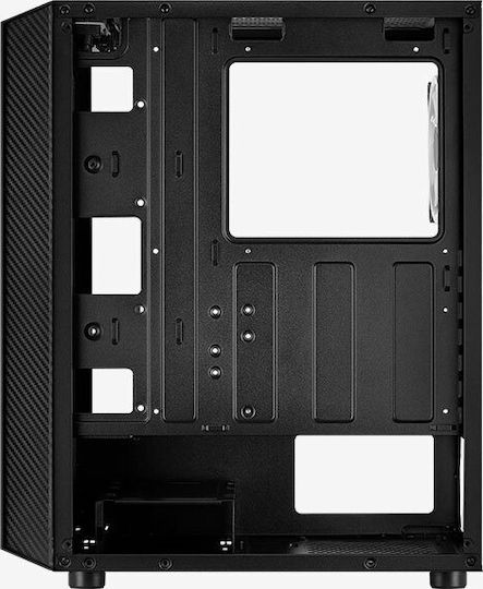 Aerocool Hive FRGB v3 Gaming Midi Tower Κουτί Υπολογιστή με Πλαϊνό Παράθυρο Μαύρο