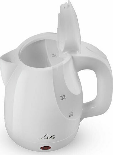 Life WK-004 Fierbător 900ml 1300W Alb