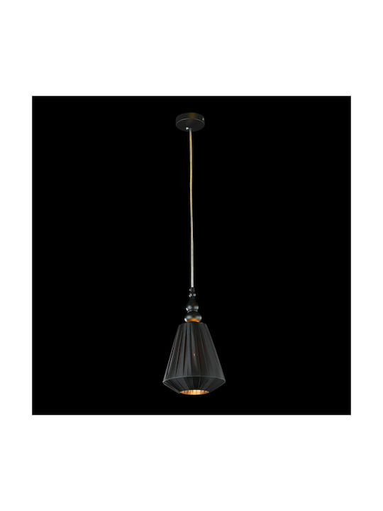 Maytoni Majorca Hängelampe Schwarz Glocke mit Fassung E14, E.14 17cm.