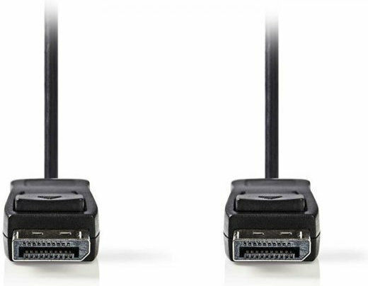 Nedis Cable DisplayPort male - DisplayPort male 2m Black (CCGB37010BK20)