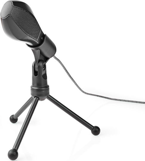 Nedis MICTU100BK Πυκνωτικό Μικρόφωνο USB Επιτραπέζιο Black