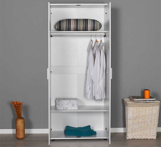 Δίφυλλη Ντουλάπα 80x47x187cm Δίφυλλη Ντουλάπα 80x47x187cm