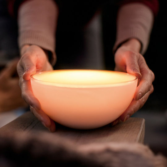 Philips Smart Διακοσμητικό Φωτιστικό Hue Go LED RGB 15x15x7.9εκ.