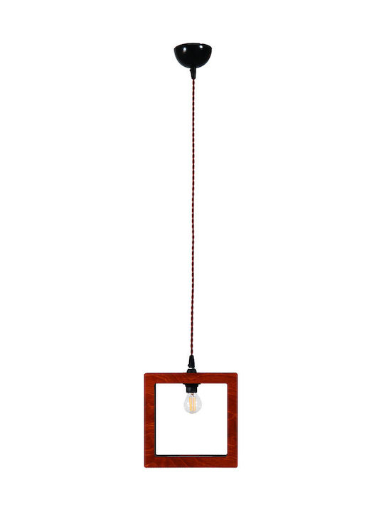 ARlight Pendant Light Brown with Socket E27 37x5x97cm