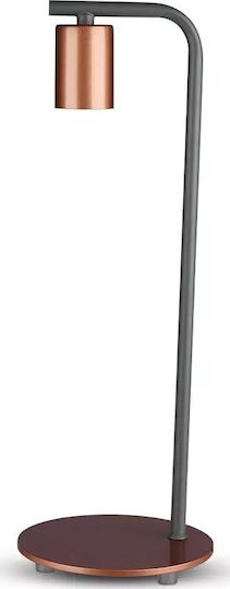V-TAC Lampa De Masă Metalică Pentru Dulie E27 Cu Bază Cuprie