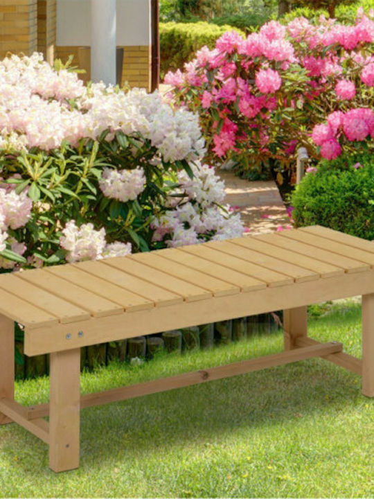 Παγκάκι Εξωτερικού Χώρου Ξύλινο 110x38x35cm