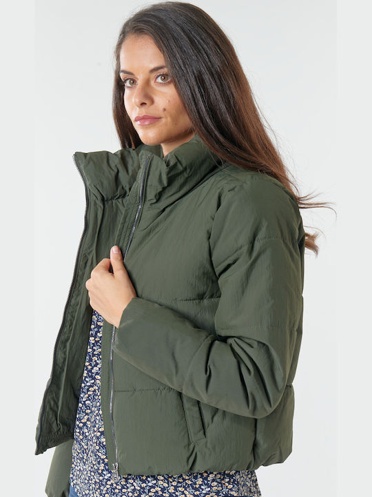 Women's Short Puffer Jacket for Winter Rosin