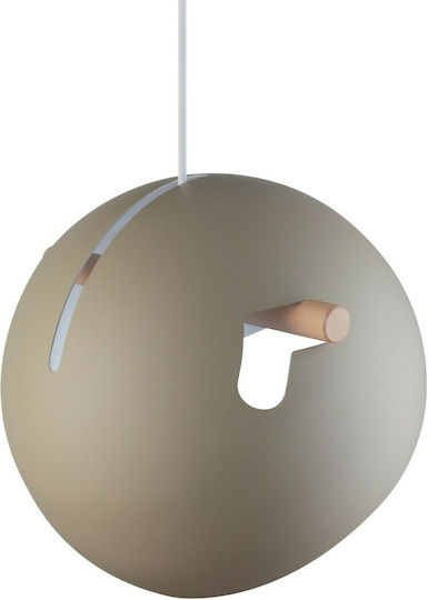 Hatzipantos Stores Pendant Light Brown with Socket E27 29cm