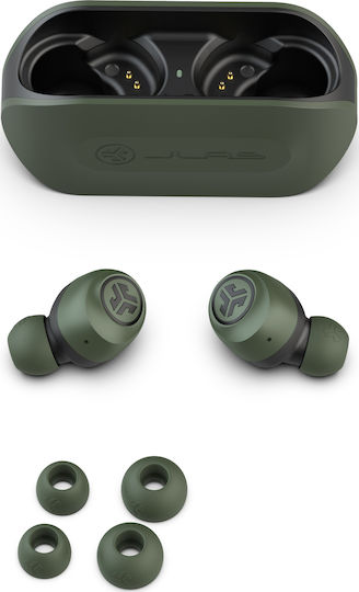Jlab Go Air In-ear Bluetooth Handsfree Căști cu Carcasă de Încărcare Verde
