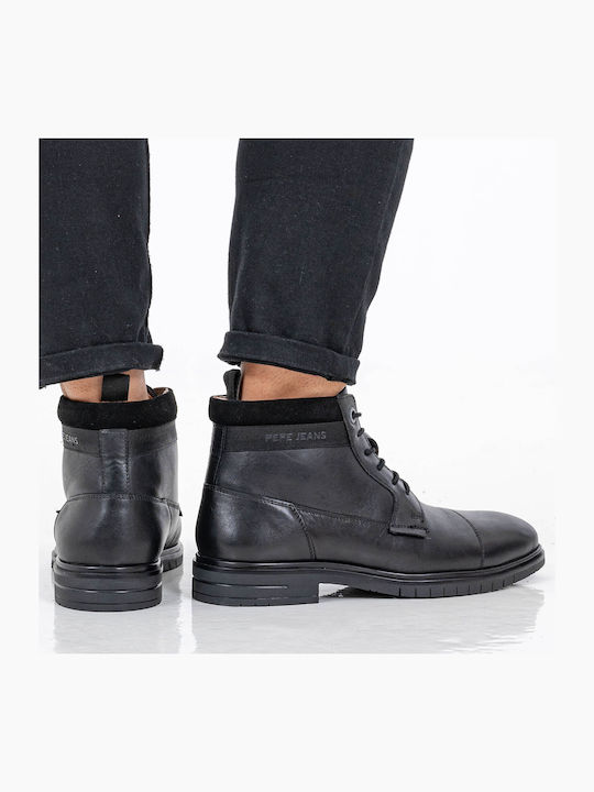 Thomas Flex Lth Leather Black Boots