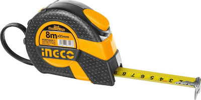 Ingco Tape Measure with Auto-Rewind 25mm x 8m