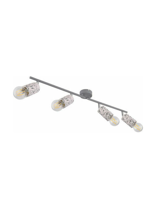 Globo Lighting Edmund Modern Metall Deckenleuchte mit Fassung E27 Gray