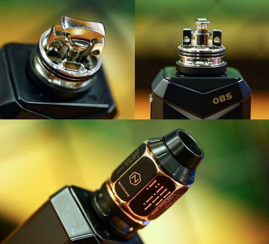 Nicomore M1 Verdampfer für Elektronische Zigaretten RDTA 2ml Black