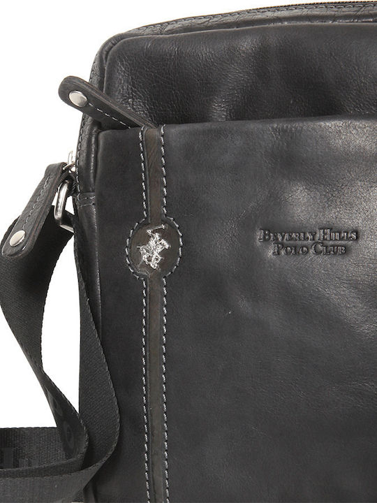 Leather Men's Bag Shoulder / Crossbody Black