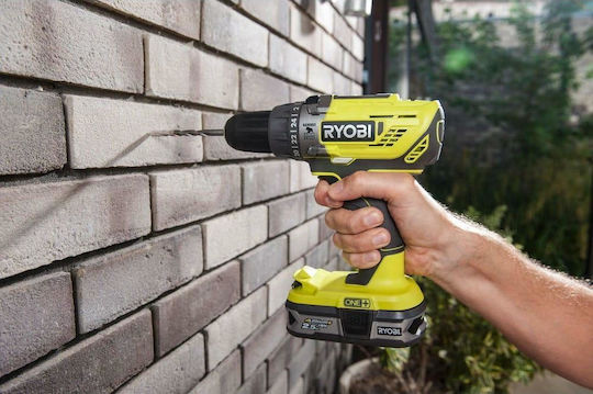 Ryobi R18PD3-220S Κρουστικό Δραπανοκατσάβιδο Μπαταρίας 18V 2x2Ah