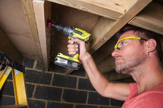 Ryobi R18PD3-220S Κρουστικό Δραπανοκατσάβιδο Μπαταρίας 18V 2x2Ah