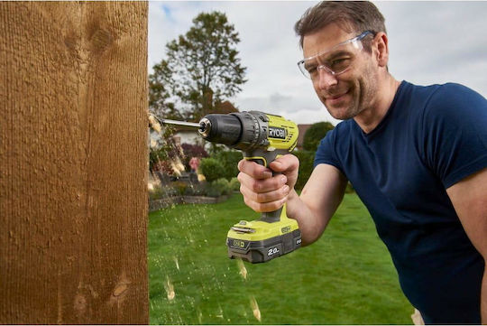 Ryobi R18PD3-220S Κρουστικό Δραπανοκατσάβιδο Μπαταρίας 18V 2x2Ah
