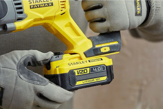 Stanley Κρουστικό Σκαπτικό Πιστολέτο Μπαταρίας Brushless 18V 2x4Ah με Υποδοχή SDS Plus
