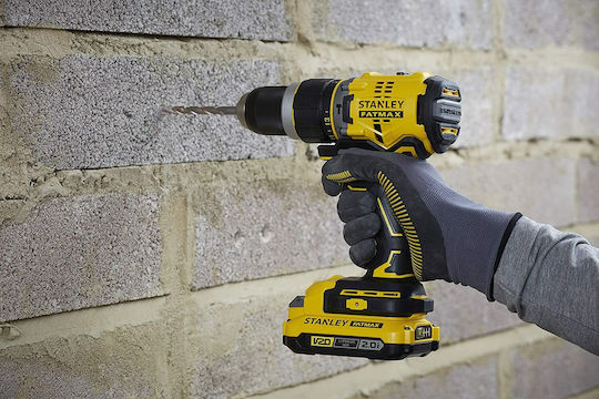 Stanley Fatmax Κρουστικό Δραπανοκατσάβιδο Μπαταρίας Brushless 18V 2x2Ah