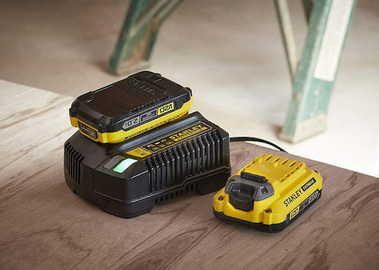 Stanley Fatmax Κρουστικό Δραπανοκατσάβιδο Μπαταρίας Brushless 18V 2x2Ah