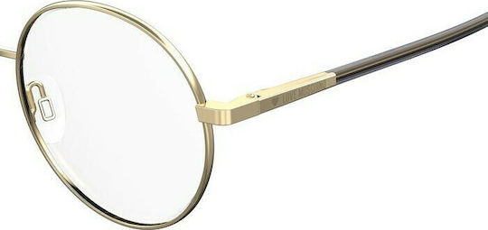 Damen Metallisches Brillengestell Rose Gold MOL567 000