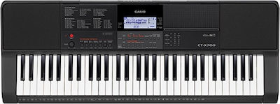 Casio Tastatur CT-X700 Bundle 2 mit 61 Dynamisch Tasten Schwarz