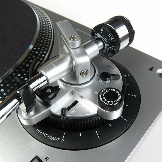 Audio Technica AT-LP120XUSB Πικάπ με Direct Drive και Προενίσχυση Ασημί