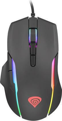 Genesis Xenon 220 G2 RGB Геймърска Мишка 6400 DPI Черен
