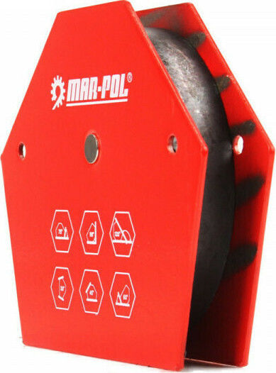 Mar-Pol M79414 Γωνία Συγκόλλησης με Μαγνητική Ικανότητα 34kg & Γωνίες 135° / 30° / 45° / 60° / 75° / 90°