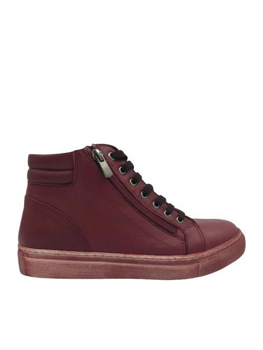 12808 Anatomical Boots Burgundy