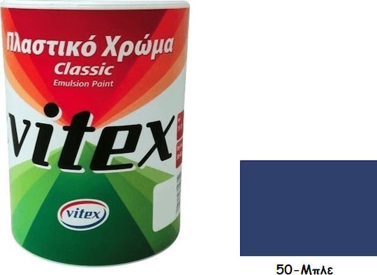 Vitex Classic Plastic Paint for Interior Use Blue 375ml 50