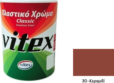 Vitex Classic Πλαστικό Χρώμα 30 για Εσωτερική Χρήση Κεραμιδί 375ml