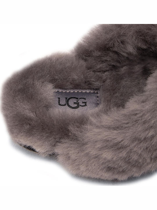 Scuffette II Winter Women's Slippers with Fur Gray