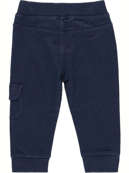 Boboli Kids Fabric Trousers Navy Blue