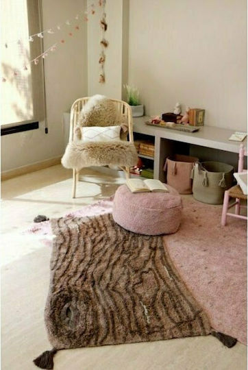 Lorena Canals Pine Tree Covor Rectangular Bumbac Maro