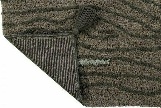 Lorena Canals Pine Tree Covor Rectangular Bumbac Maro