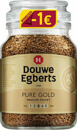 Douwe Egberts Στιγμιαίος Καφές Pure Gold Medium Roast 95gr