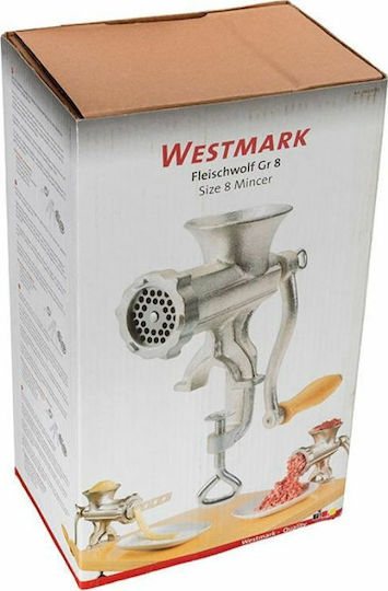 Westmark No.8 Χειροκίνητη Κρεατομηχανή από Μέταλλο 26.5x9.8x25cm