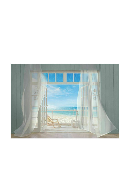 Wall Mural Blue L368xW254cm