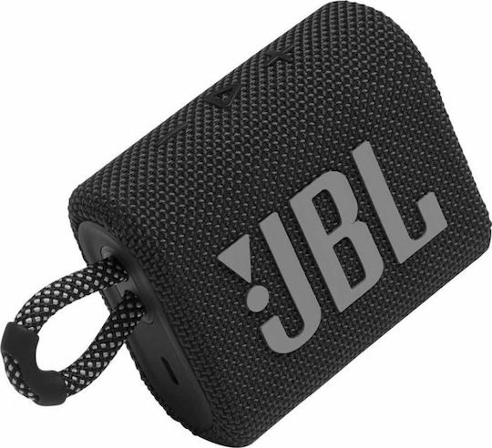 JBL Go 3 Waterproof Bluetooth Speaker 4.2W with Battery Life up to 5 hours Black