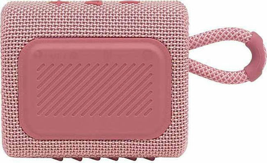 JBL Go 3 Waterproof Bluetooth Speaker 4.2W with Battery Life up to 5 hours Pink