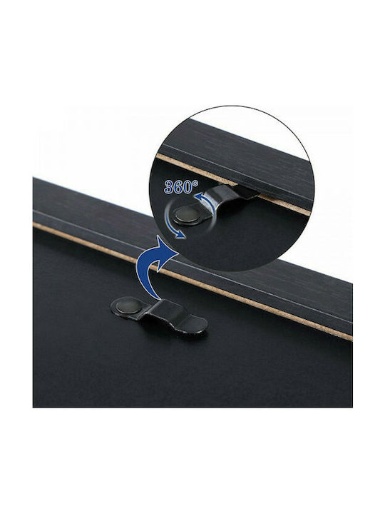 Songmics Wall Multi Picture Frame 10 Slots Wooden with Black Frame 10 Pieces